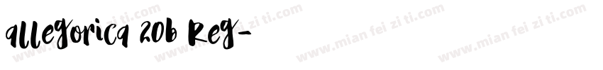 allegorica 20b Reg字体转换